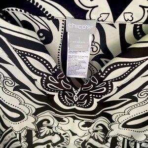 Chicos dome sleeve blouse